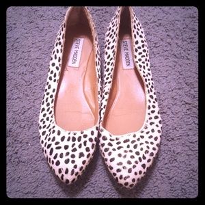 Calf hair flats